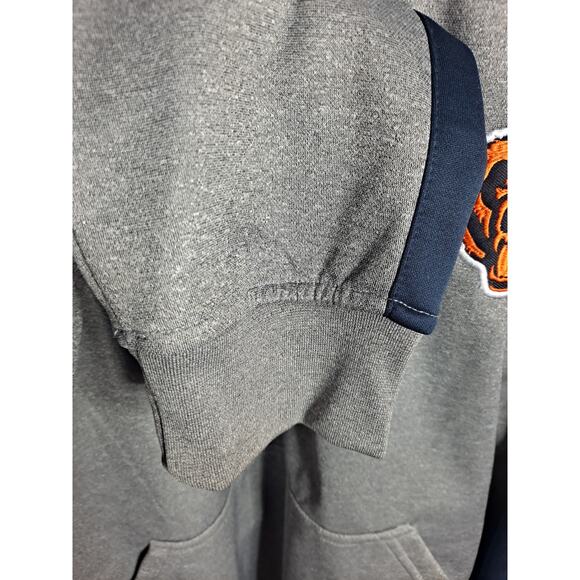 Fanatics Men's Chicago Bears Polyester Fleece Quarter Zipper Sweatshirt Size XLT - Picture 5 of 6